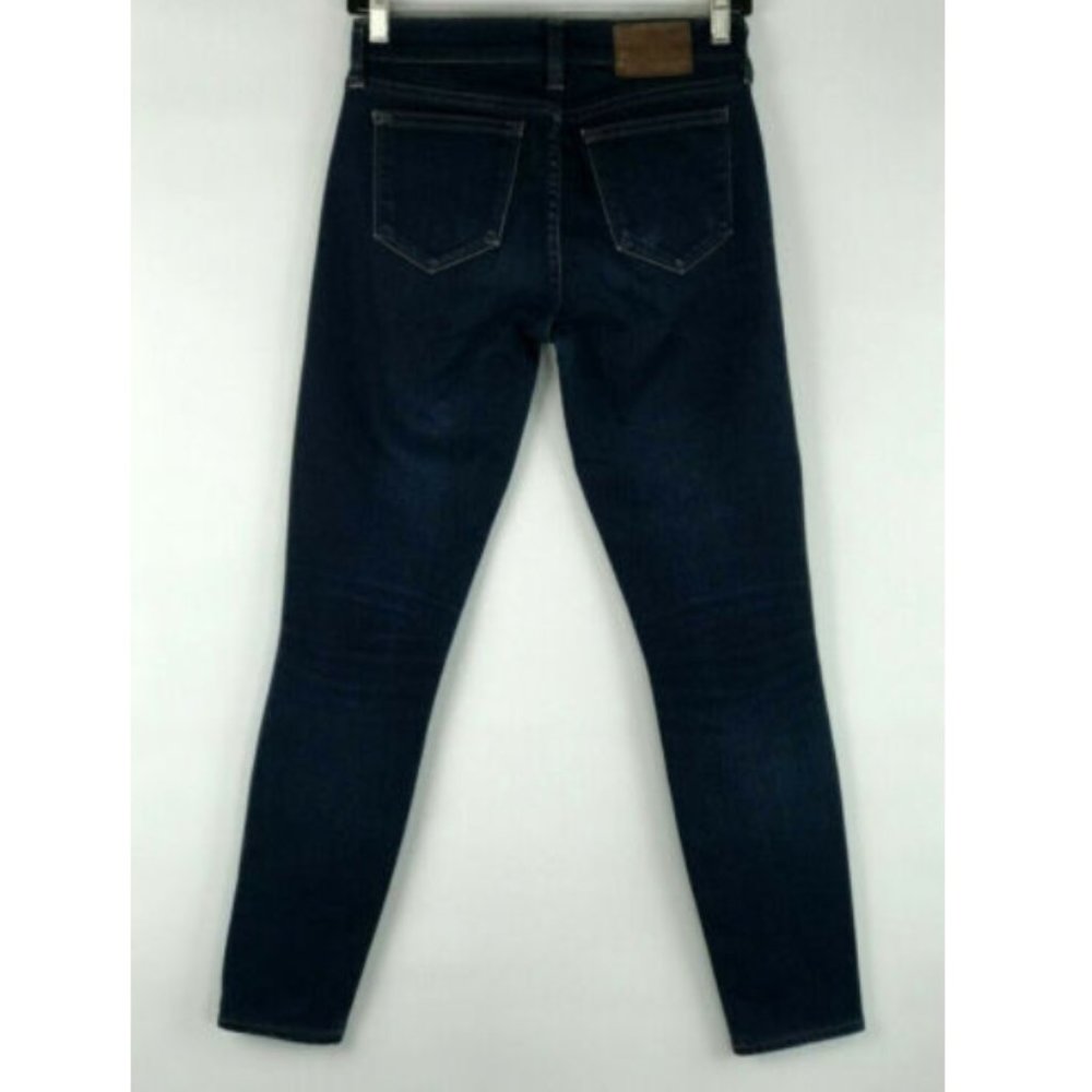 J. Crew Toothpick Dark Wash Blue Skinny Jeans